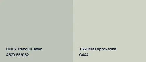 45GY 55/052 Tranquil Dawn vs G444 Горгонзола