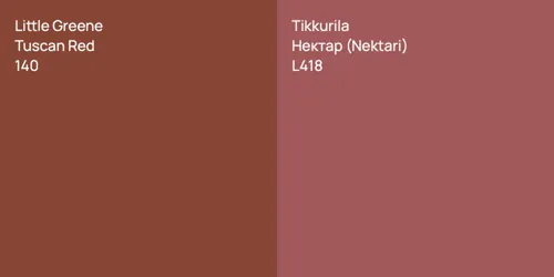 140 Tuscan Red vs L418 Нектар (Nektari)