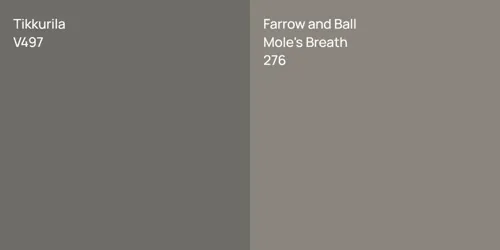 V497 vs 276 Mole's Breath