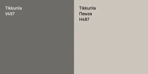 V497  vs H487 Пемза