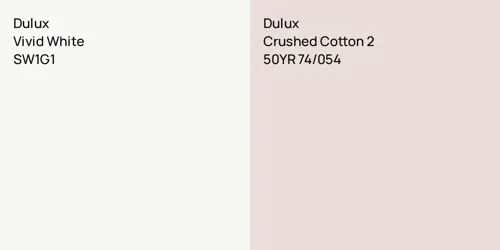SW1G1 Vivid White vs 50YR 74/054 Crushed Cotton 2