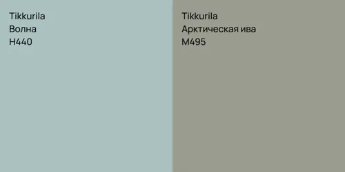 H440 Волна vs M495 Арктическая ива