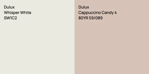 SW1C2 Whisper White vs 80YR 59/089 Cappuccino Candy 4