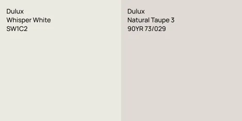 SW1C2 Whisper White vs 90YR 73/029 Natural Taupe 3