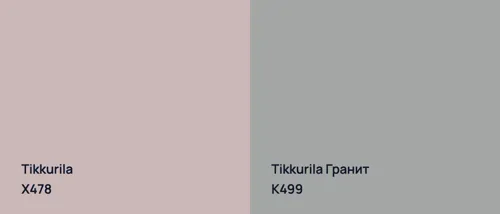 X478  vs K499 Гранит