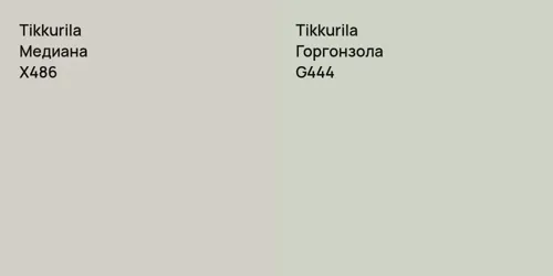 X486 Медиана vs G444 Горгонзола