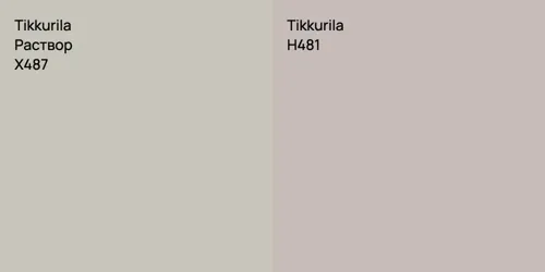 X487 Раствор vs H481 