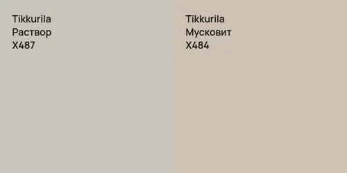 X487 Раствор vs X484 Мусковит