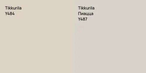 Y484  vs Y487 Пиацца