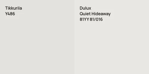 Y486 null vs 81YY 81/016 Quiet Hideaway