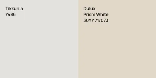 Y486 null vs 30YY 71/073 Prism White