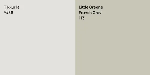 Y486 null vs 113 French Grey