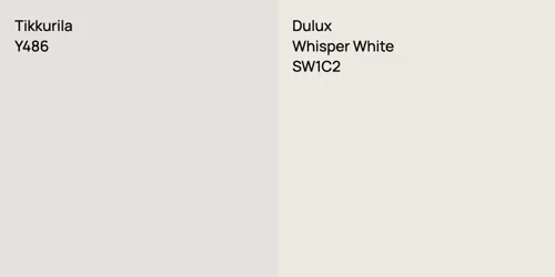 Y486 null vs SW1C2 Whisper White