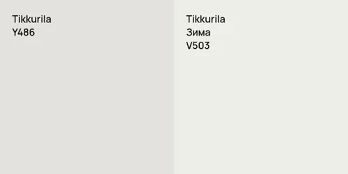 Y486 null vs V503 Зима