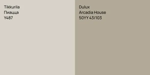 Y487 Пиацца vs 50YY 43/103 Arcadia House