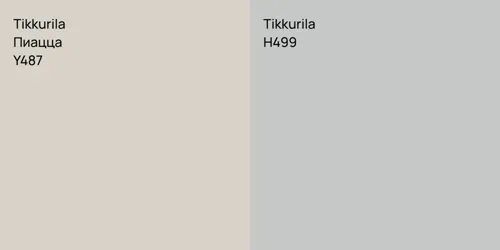 Y487 Пиацца vs H499 