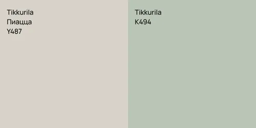 Y487 Пиацца vs K494 