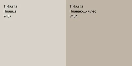 Y487 Пиацца vs V484 Плавающий лес