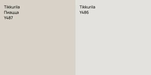 Y487 Пиацца vs Y486 null