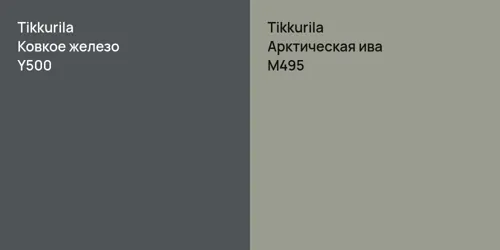 Y500 Ковкое железо vs M495 Арктическая ива