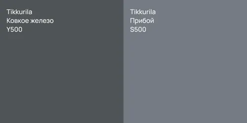Y500 Ковкое железо vs S500 Прибой