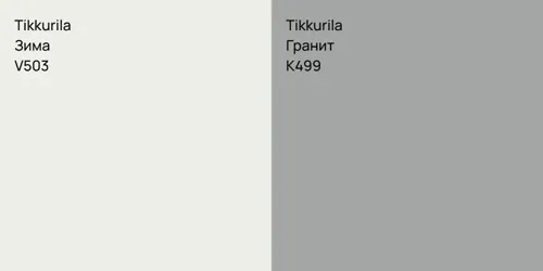 V503 Зима vs K499 Гранит