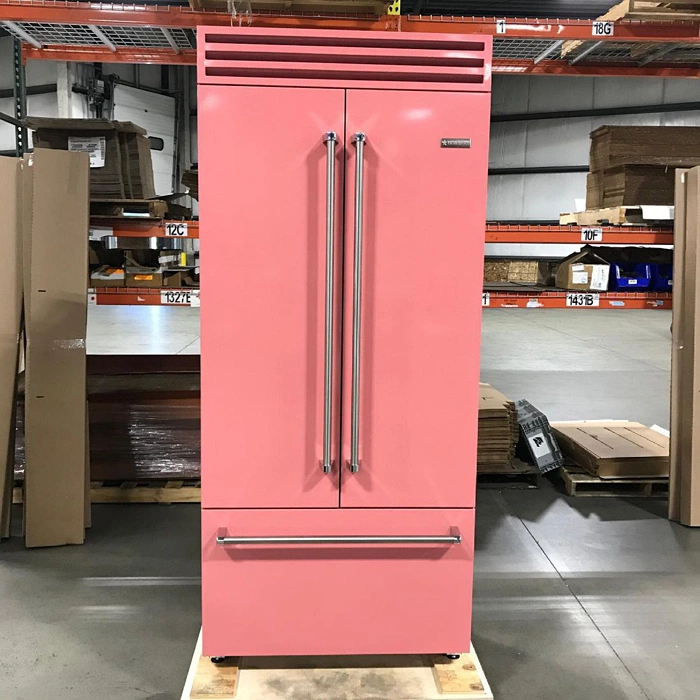 Antique pink RAL 3014 розовый ретро холодильник
