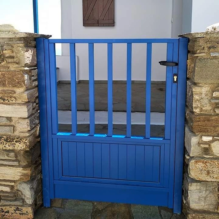 RAL 5010 синие ворота