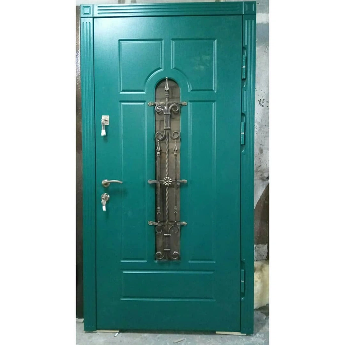 Opal green RAL 6026 входная дверь