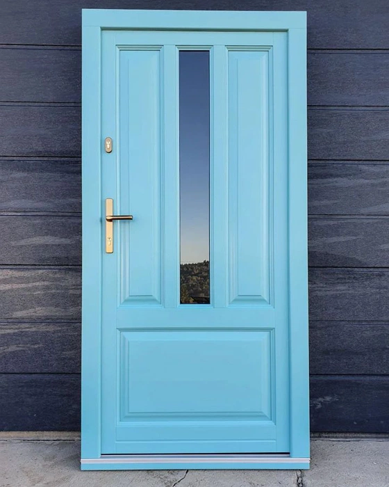 RAL Classic  Pastel turquoise RAL 6034 входная дверь