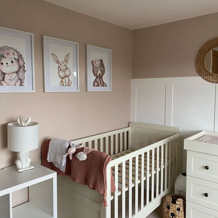 Детская комната с нежно-розовыми стенами Cappuccino Candy 4