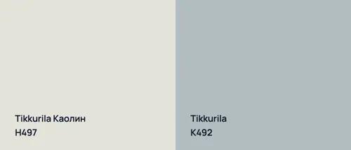 H497 Каолин vs K492 null