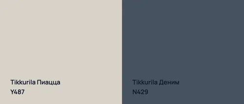 Y487 Пиацца vs N429 Деним