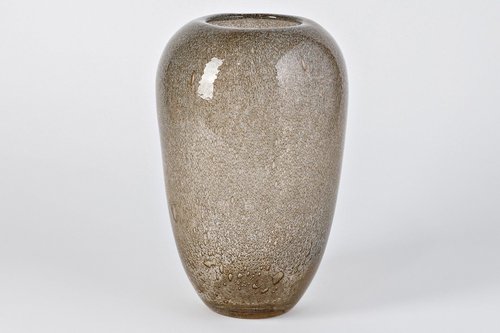 Коричневая ваза в мелкую крапинку HJ666, 27 см