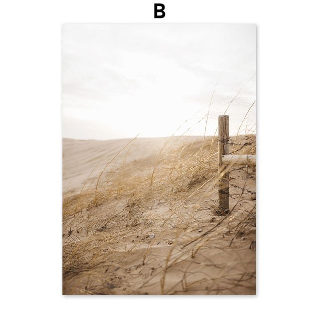 Постер с пустынным пейзажем, 40х50см