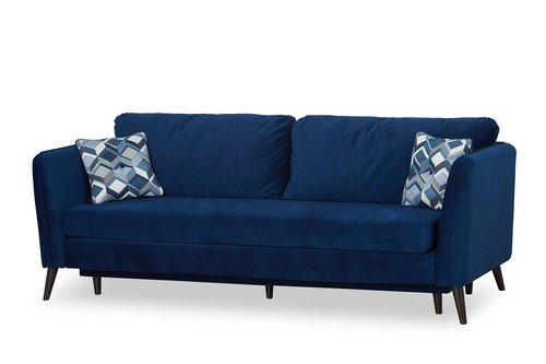Тёмно-синий диван-кровать Аликанте