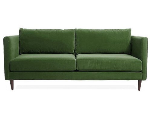 Зеленый двухместный диван "Evelyn", микровелюр