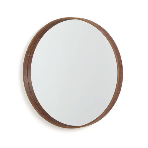 Зеркало круглое ALARIA с деревянной рамой, 60см