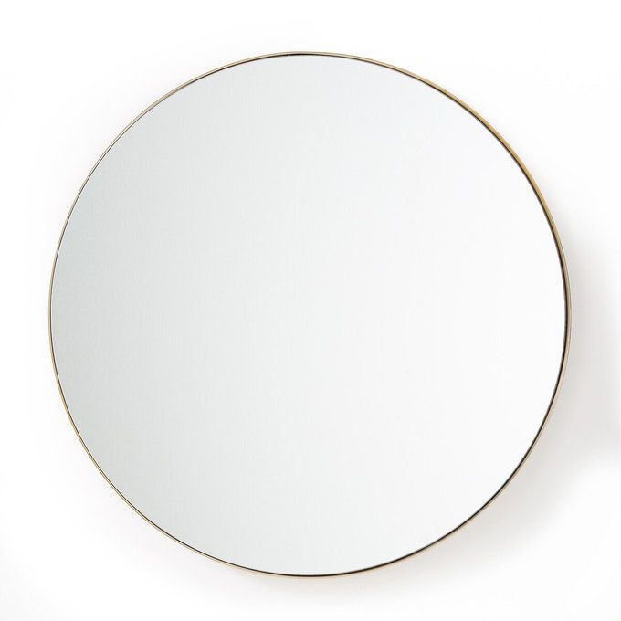 Зеркало круглое из латуни Ø90 см, Iodus
